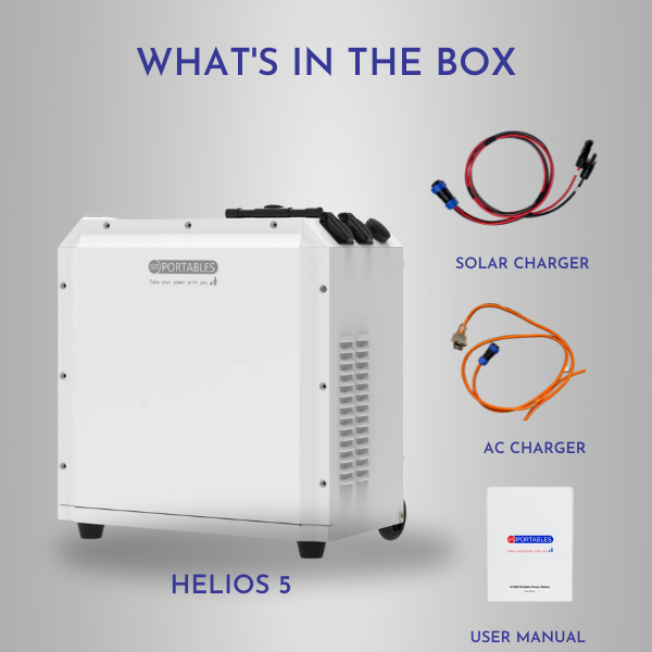 SR Portables Helios 5 - 5120Wh, 5000W Inverter