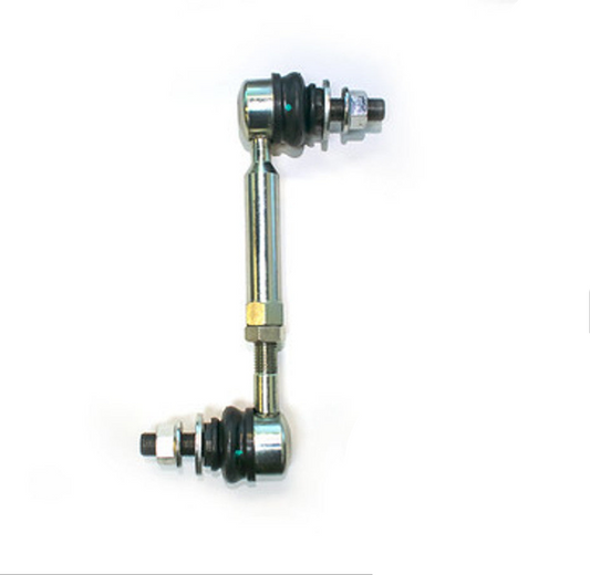 metal suspension control arms on a white background