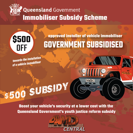 4WD Central - Immobiliser Subsidy Scheme -