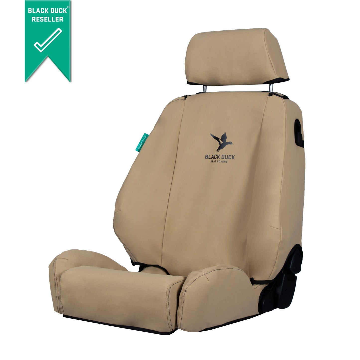 Ford Ranger (2022-2025) XLT MY22 New Generation onwards Black Duck® SeatCovers - FR222ABC FR22ABCDR FR227 FR22CON