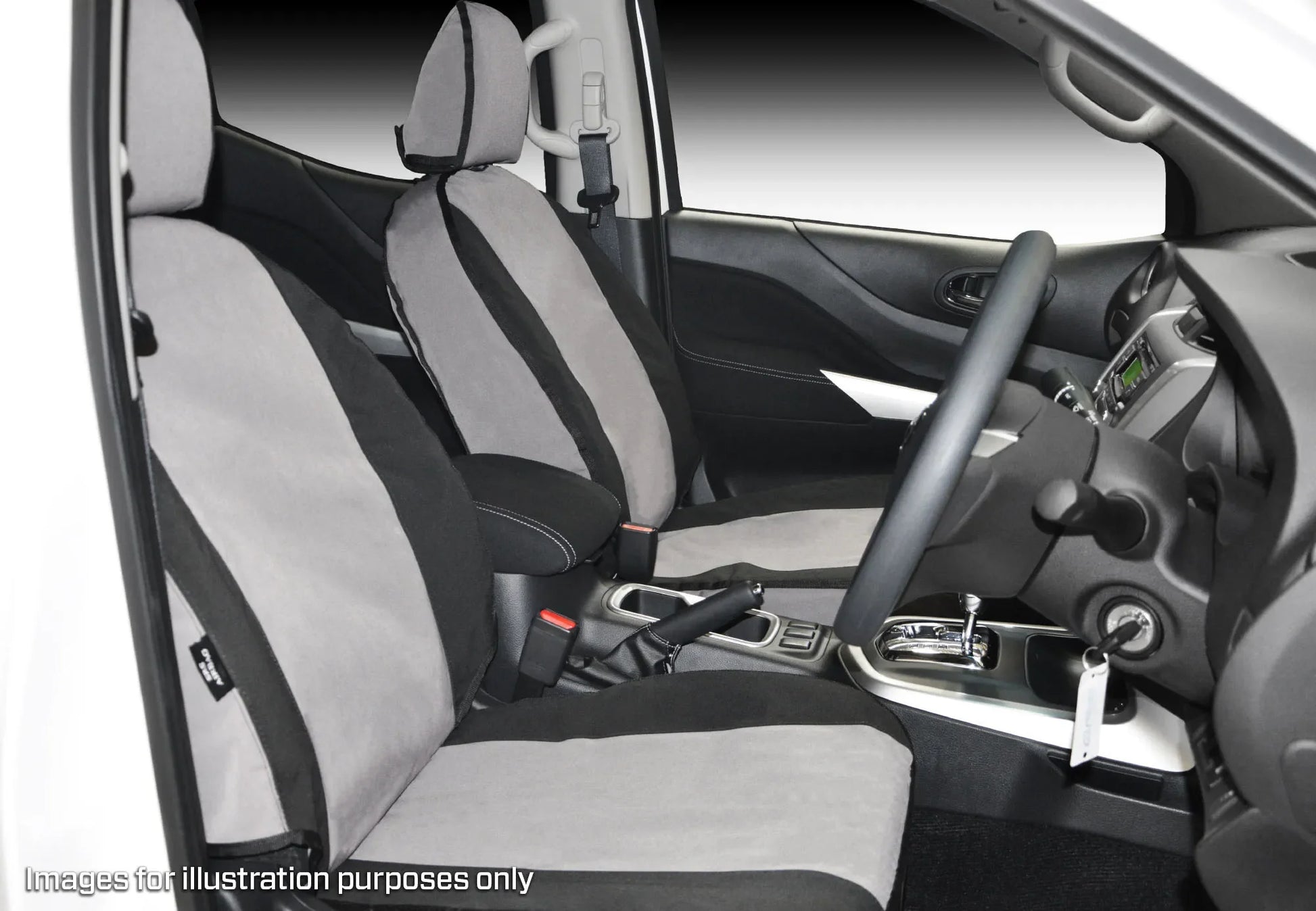 MSA Seat Covers, MAZDA BT50 SERIES 2 DUAL CAB XTR/FREESTYLE 06/18-09/2020 FRONT TWIN BUCKETS (AIRBAG), D/ONLY LUMBAR