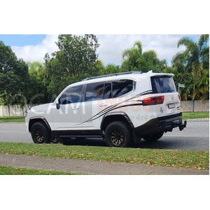 M'z SPEED Flares (35mm) for Toyota Landcruiser 300 Series, 2021-On, ABS, Unpainted