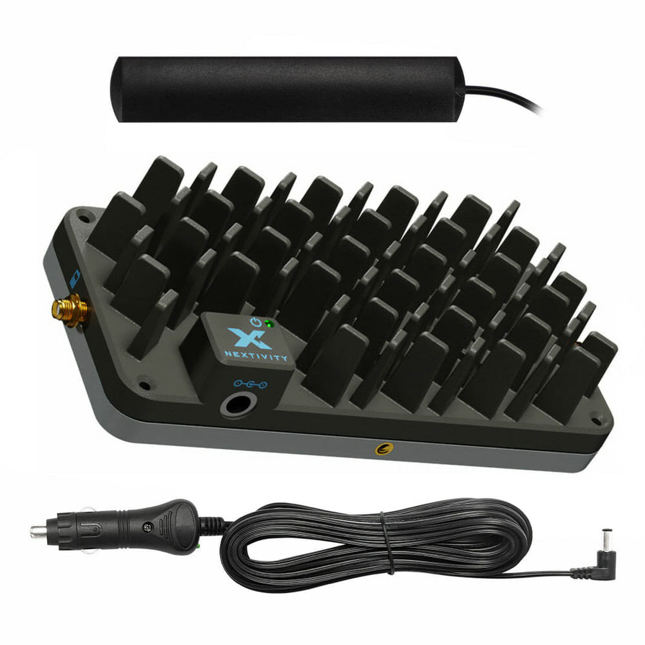Powertec R41 ROAM CEL-FI GO + BLACKHAWK Antennas Vehicle Car Trucker Edge 5G 4G Smart Mobile Signal Booster