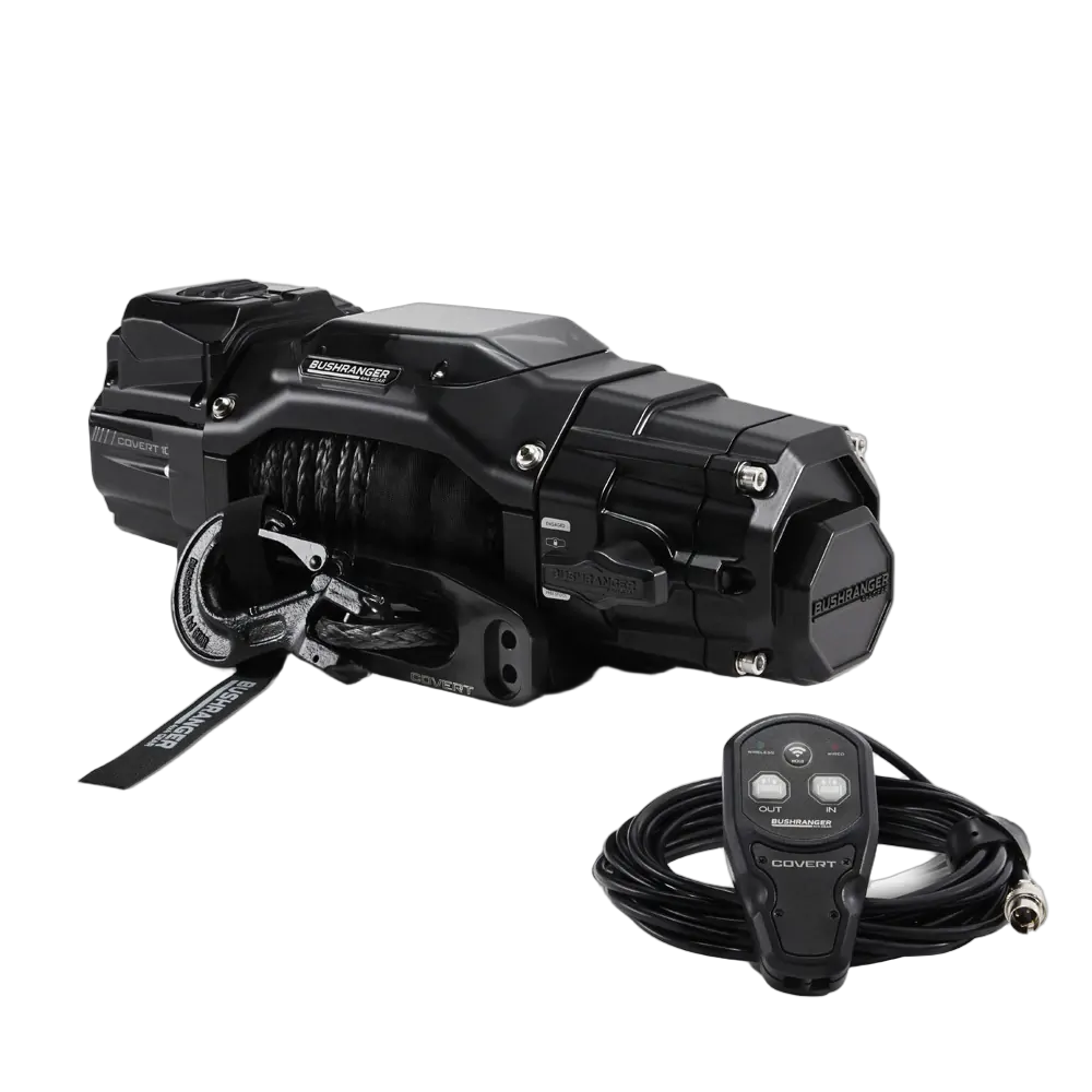 Bushranger Covert 10,000LB Winch with Synthetic Rope