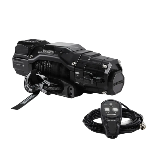 Bushranger Covert 10,000LB Winch with Synthetic Rope
