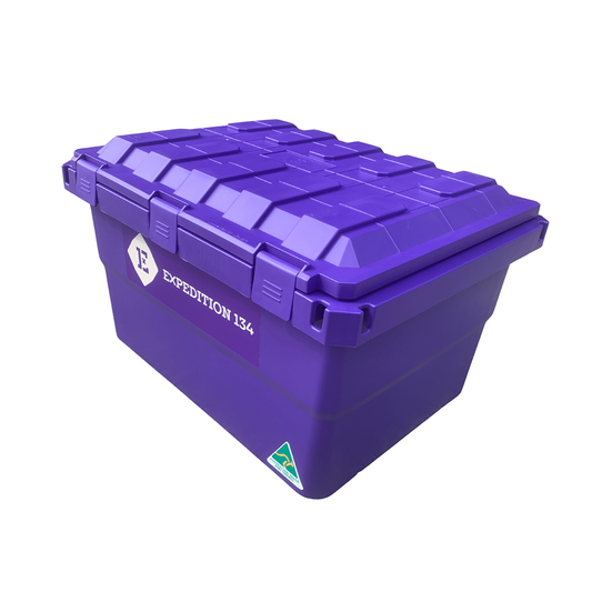 Expedition134 Camping & 4WD Storage Box 55L, Limited-Edition Royal Purple