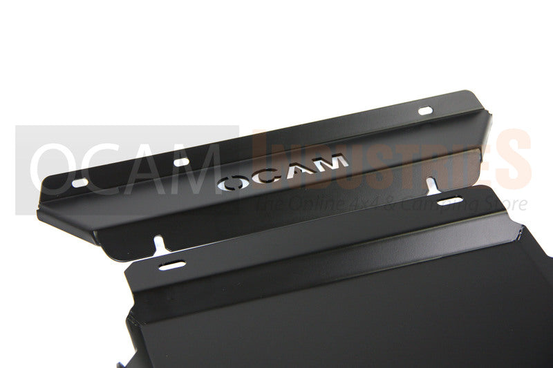 OCAM OCAM Steel Bash Plate For Toyota Hilux N80 SR SR5 2015-Current, 4mm, Black