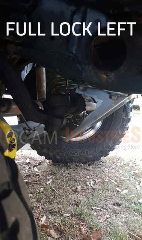 OCAM Steel Bash Plates For Nissan Patrol GQ GU - 4mm Steel in Black