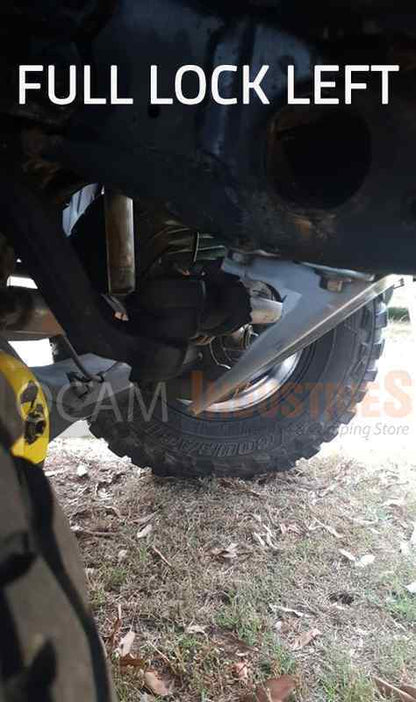 OCAM Steel Bash Plates For Nissan Patrol GQ GU - 4mm Steel in Black