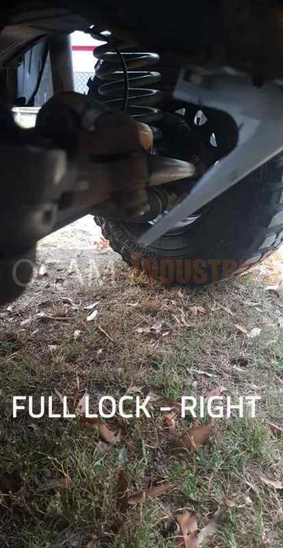 OCAM Steel Bash Plates For Nissan Patrol GQ GU - 4mm Steel in Black