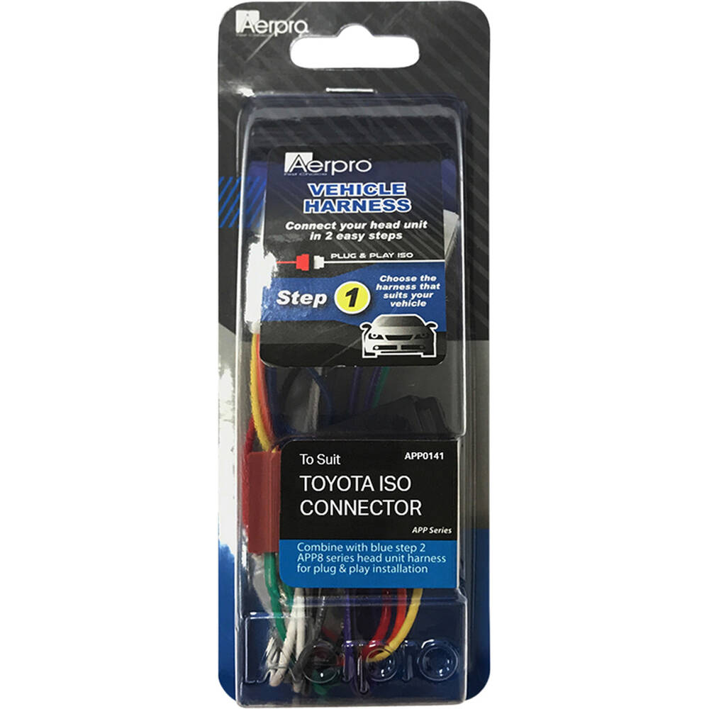 Aerpro APP0141 Vehicle Specific Wiring Harness to suit various Toyota Models