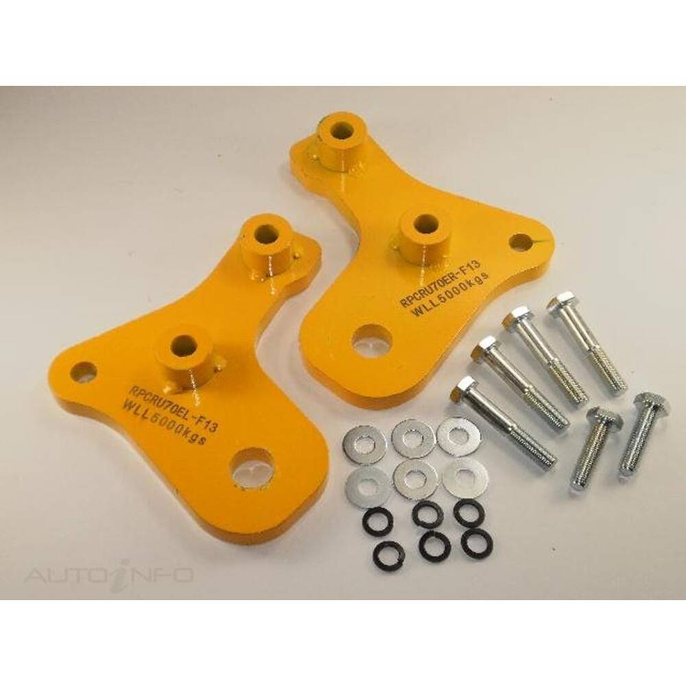 Roadsafe Rated Recovery Tow Points Toyota Land Cruiser 70 Series 76/78/79 (RPCRU70E)