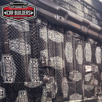 Car Builders Stage 1 Sound Deadener - Black, 1.8sq/m, SD_BLK.