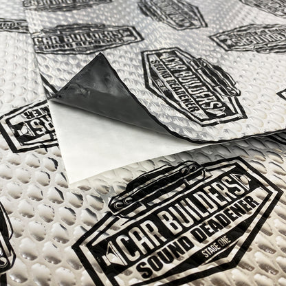 Car Builders Sound Deadener/ Sound Deadening Material - Stage 1 Silver 1.8 sq/m 1 Box
