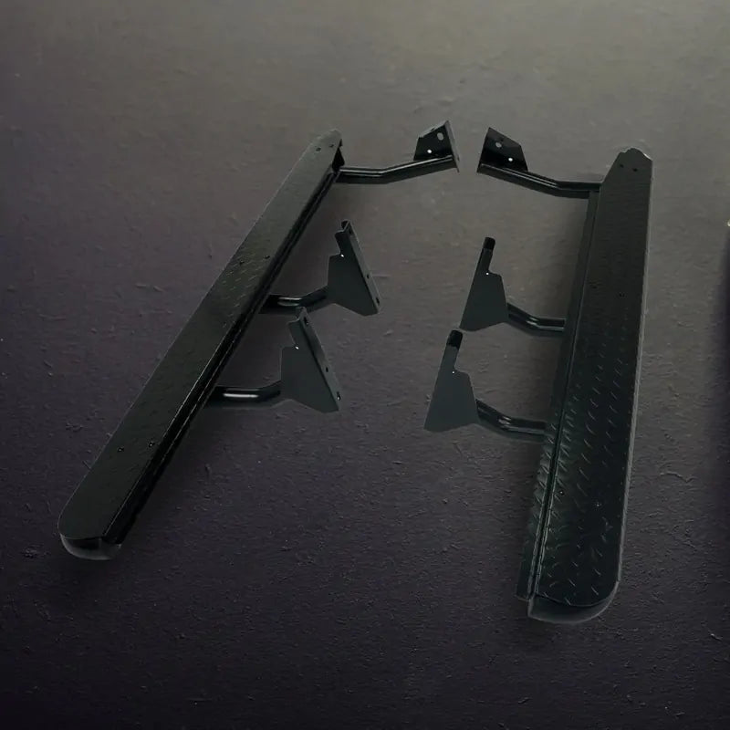 Steel Side Steps for Nissan Patrol GU 2005-16, Series 4+ Heavy Duty
