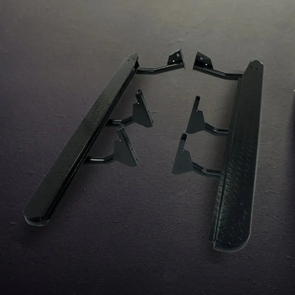 Steel Side Steps for Nissan Patrol GU 2005-16, Series 4+ Heavy Duty