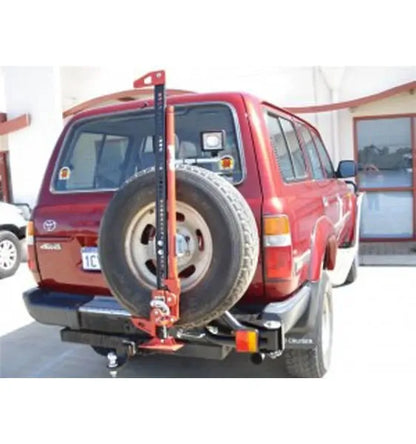 Single Spare Wheel Carrier to Suit Toyota LandCruiser 80 Series LHS