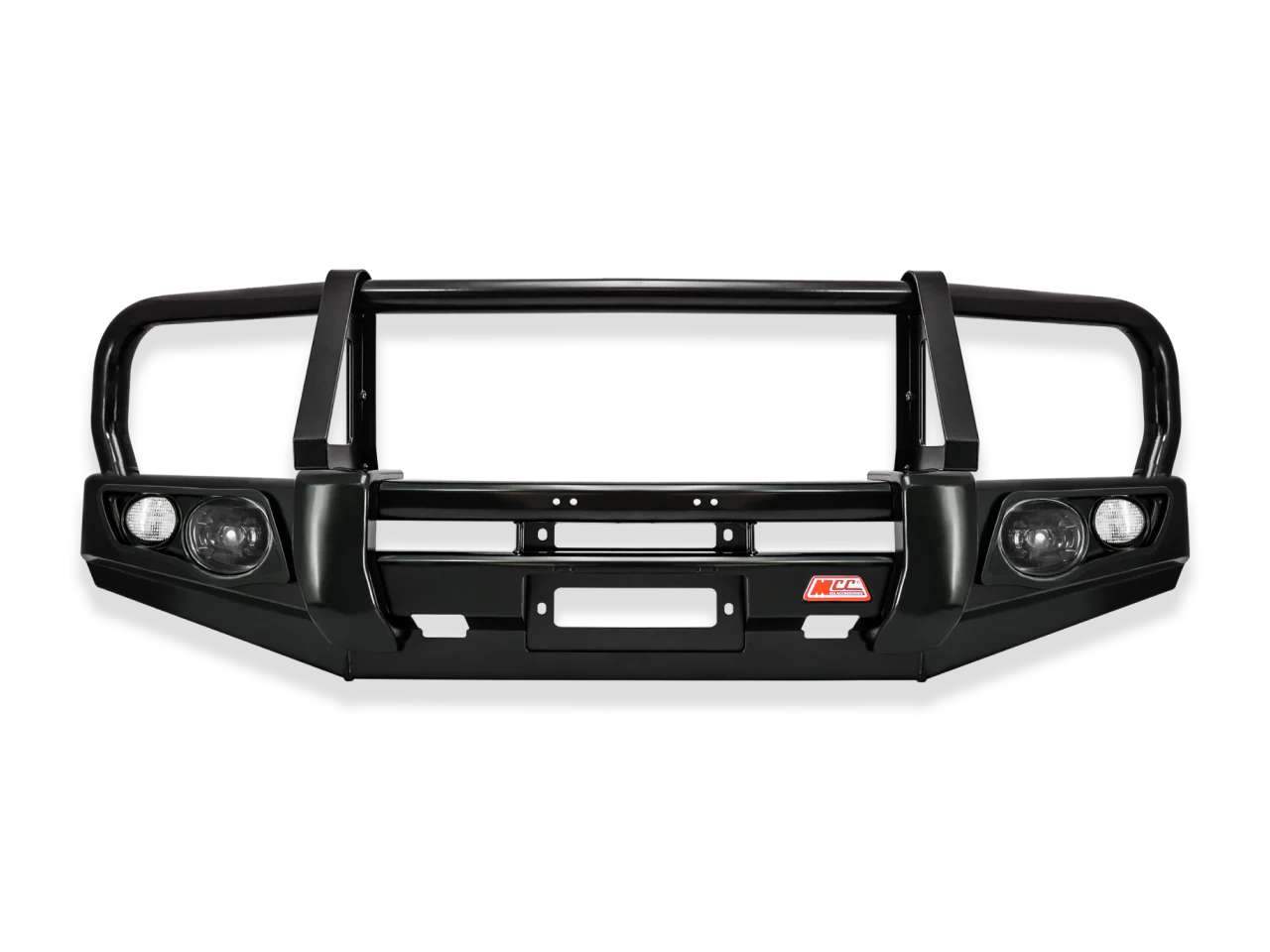MCC 4x4 Hilux 2026-On (9th Gen) 707-02 Falcon Bull Bar Black A-Frame Package (LED Foglight)
