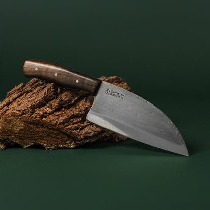Smokin' Gauchos Handmade Serbian Cleaver & Leather Sheath