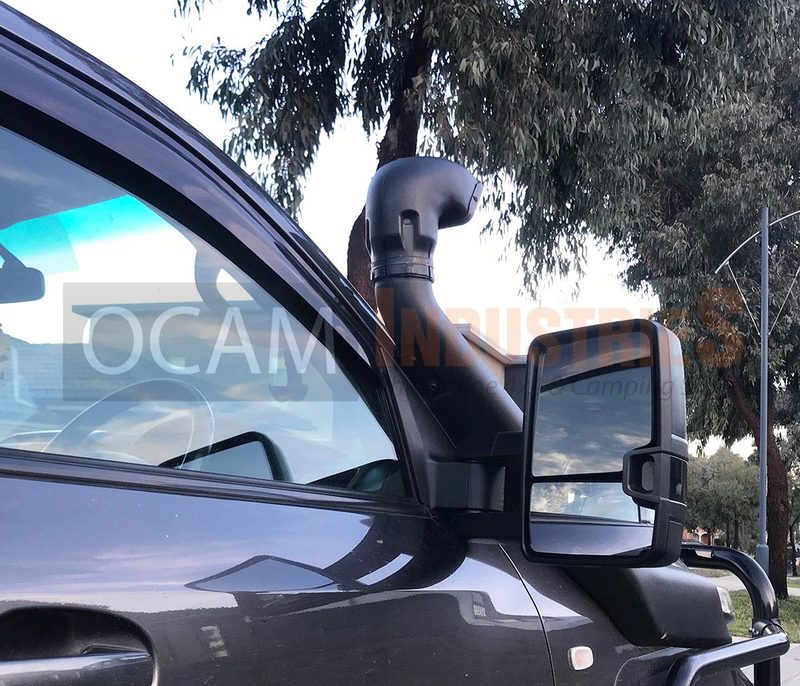 OCAM Extendable Towing Mirrors For Holden Colorado RG 2012+ Black Electric