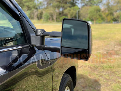 OCAM TM3 Towing Mirrors For Toyota Prado 150 Series, Black, Smoke Indicators, Electric