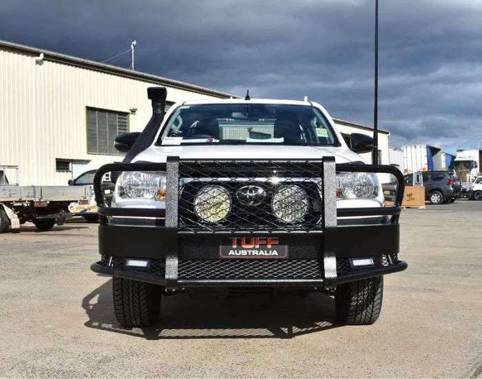 TUFF 4 Post Alloy Bullbar - 50mm Tube (Toyota Hilux)