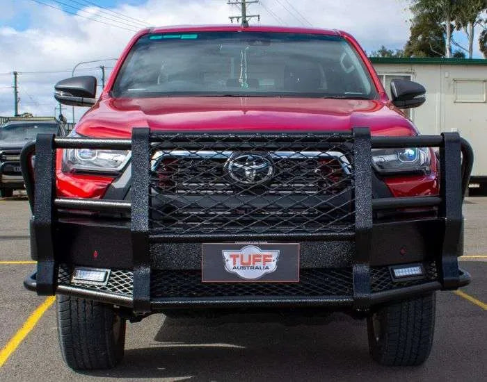 TUFF 4 Post Alloy Bullbar - 50mm Tube (Toyota Hilux)