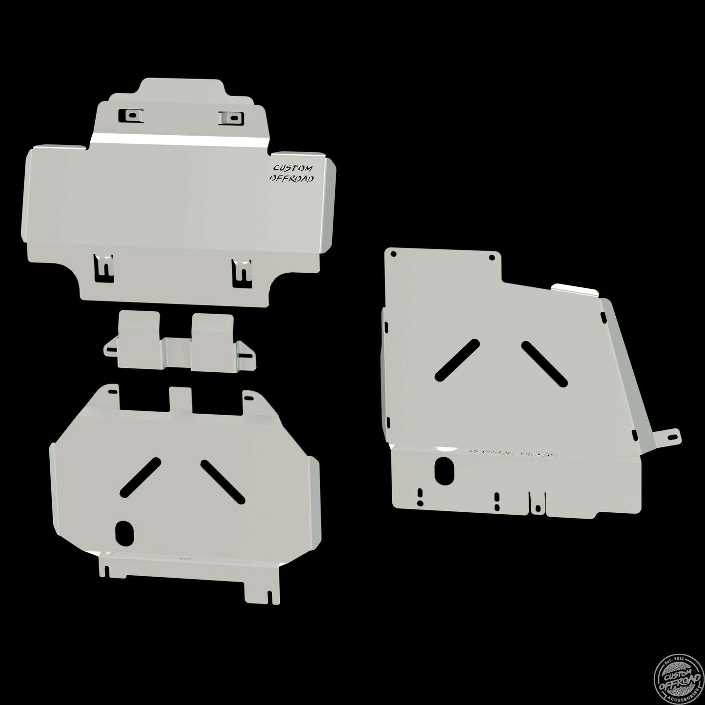 Custom Offroad LC300 Bash Plate Set