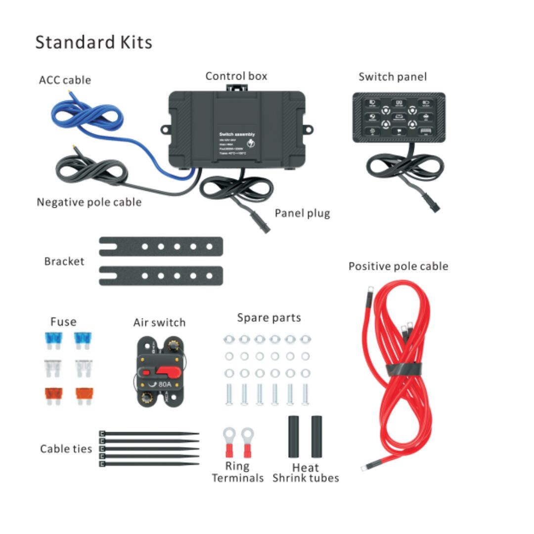 ONYX 8 - BLUETOOTH SWITCH PANEL