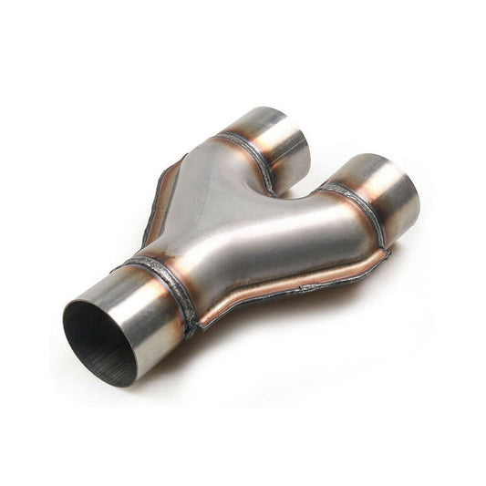 Y-PIPE SINGLE 3"" Inlet (76MM) IN TWIN 3"" (76MM) Outlet 409 Stainless Steel