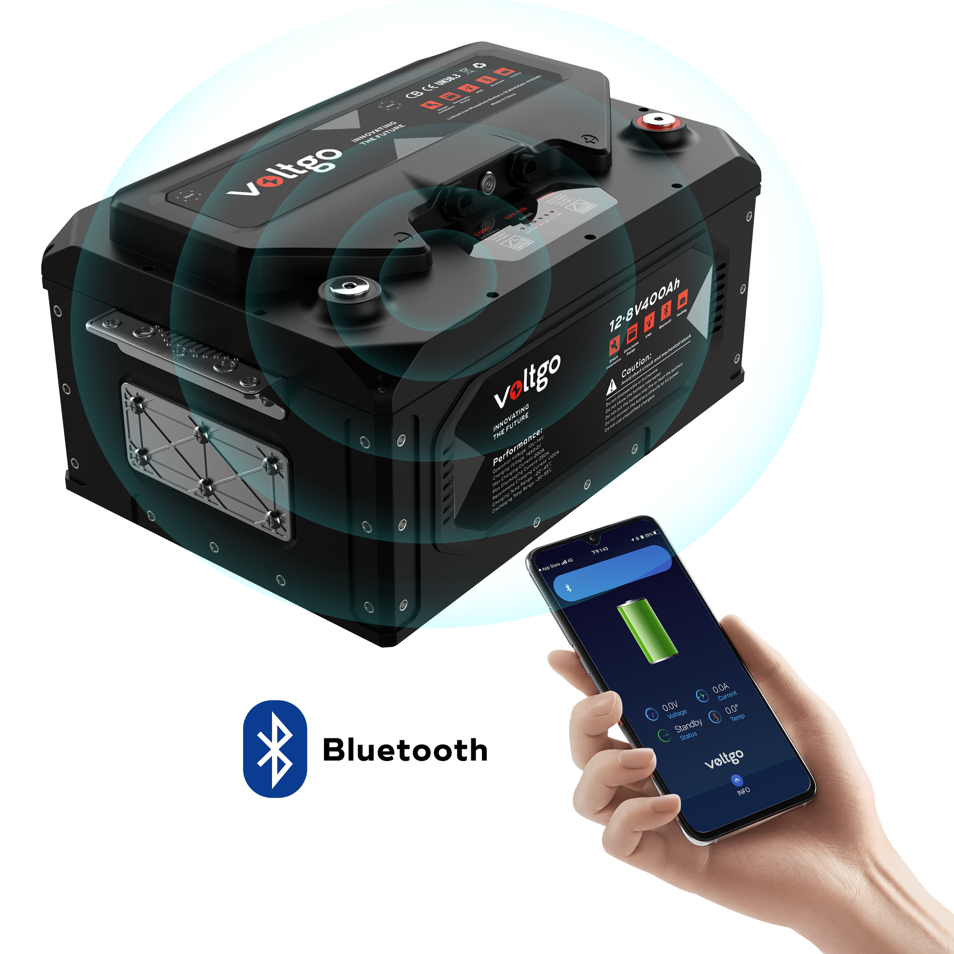 Voltgo Power Australia VoltGo Elite Series 12.8V 400Ah LiFePO₄ Battery