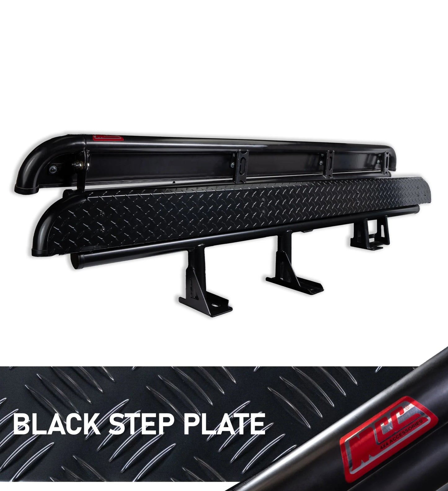 FJ Cruiser XJ10 2006-2017 309BSBK All Black Side Step Package
