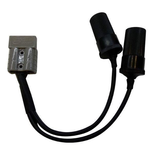 Anderson Connector to 2x Cigarette Sockets