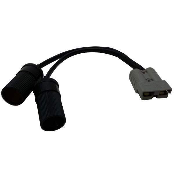 Anderson Connector to 2x Cigarette Sockets