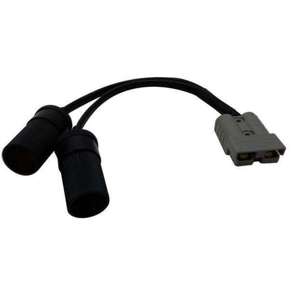Anderson Connector to 2x Cigarette Sockets