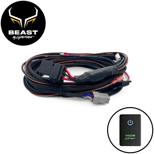 BEAST Driving Light Universal Wiring Harness - 12V