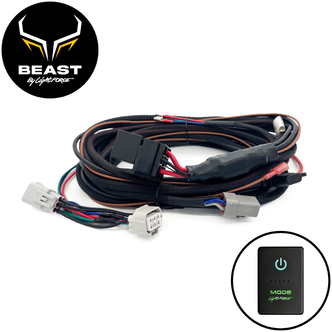 BEAST Driving Light Wiring Harness to suit Toyota Landcruiser 200 Series 2016 - 2021