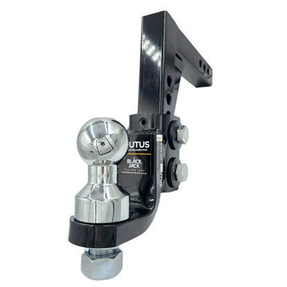Black Jack Brutus Adjustable Tow Hitch - 4500kg - 210mm Drop - 70mm Ball