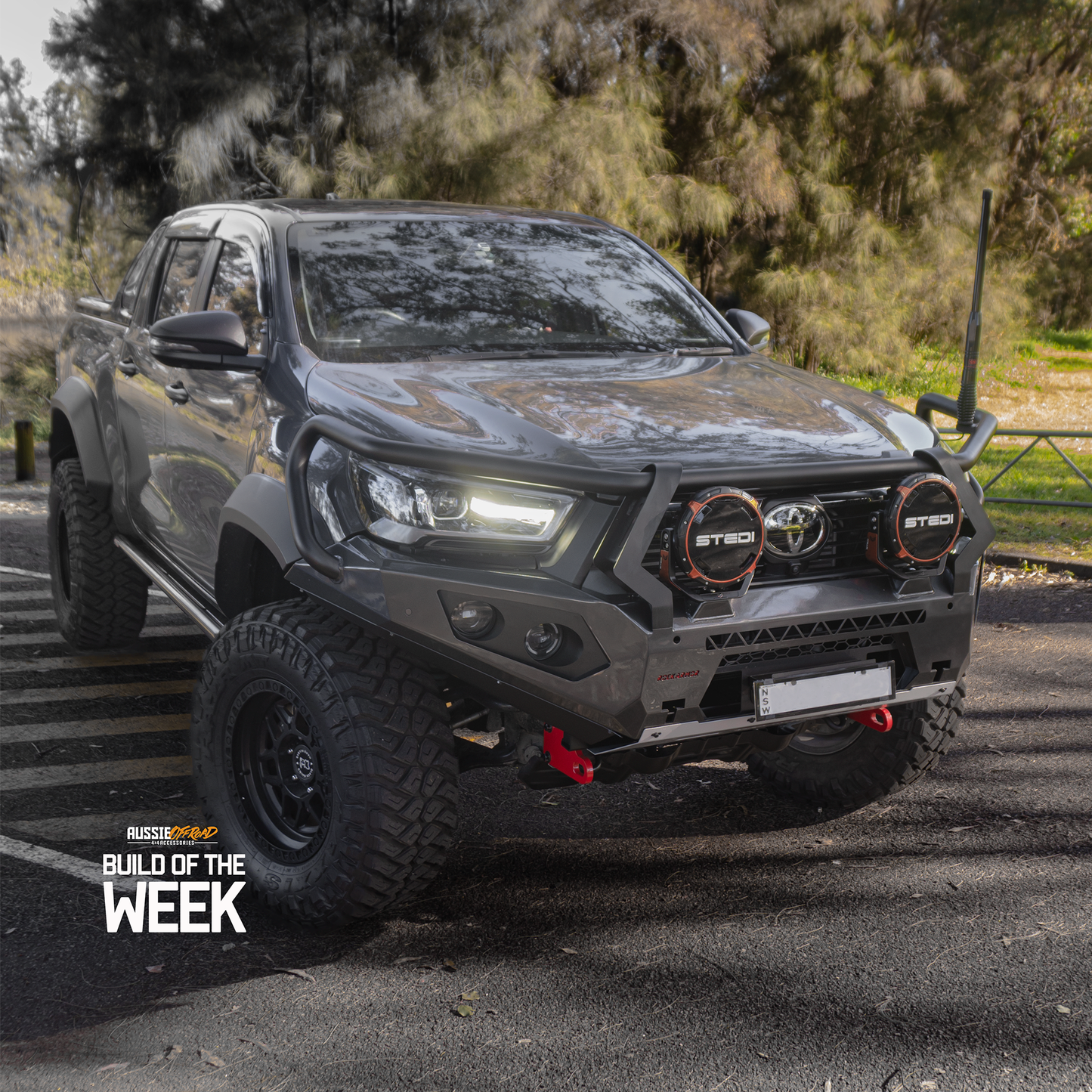 Hilux Rogue Bullbar GT - Suits GR & Rogue 2022 onwards Widebody