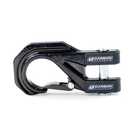 Carbon Offroad black winch hook