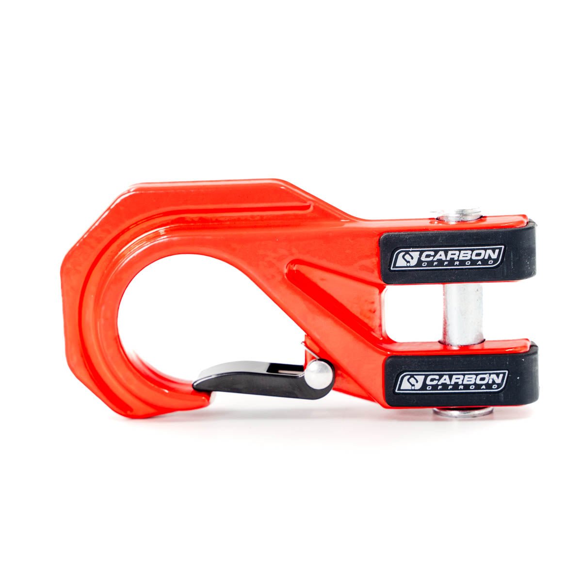 Carbon Offroad red winch hook