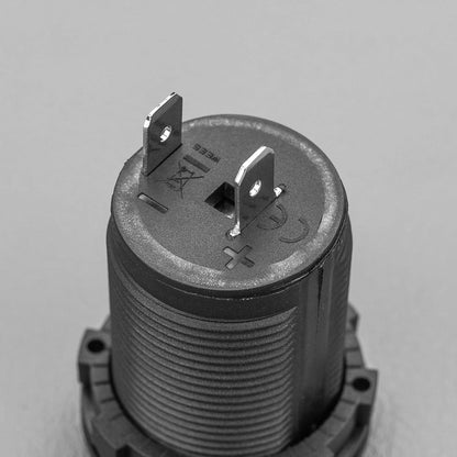 12v CIGARETTE LIGHTER SOCKET - FLUSH MOUNT
