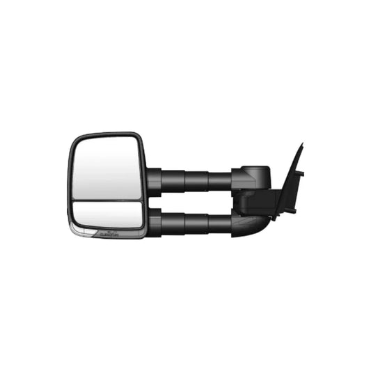 Clearview Towing Mirrors [Next Gen, Pair, Manual, Black] - Toyota LandCruiser 70 Series