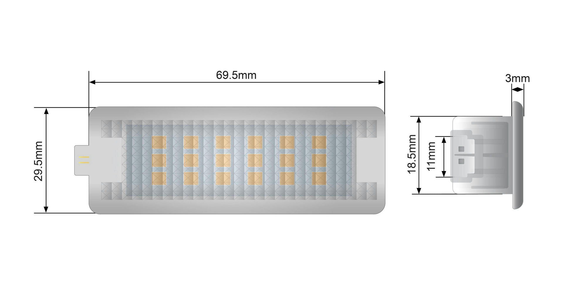 LED Courtesy Light to suit BMW & Mini Cooper - View 5