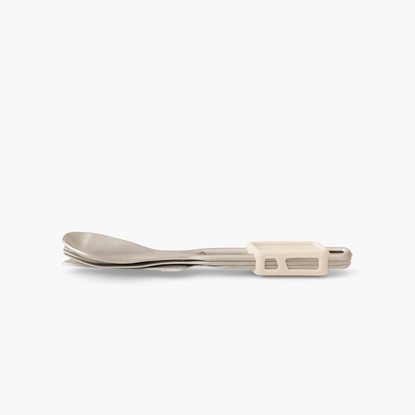 Sea to Summit Detour Stainless Steel Cutlery Set - [3 Piece] Steel Laurel Wreath
