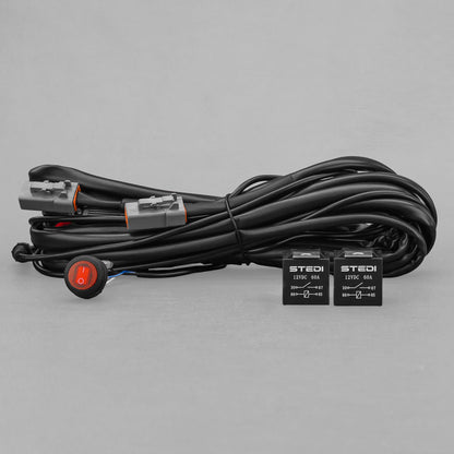 Dual Relay / Dual Connector Plug & Play SMART Harness™ High Beam Driving Light Wiring - View 10