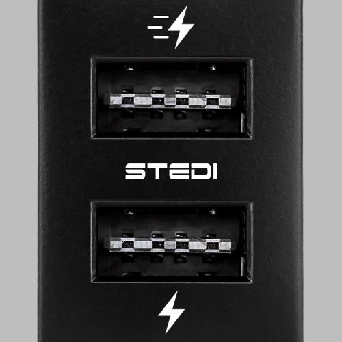 Stedi Short Type Push Switch To Suit Suzuki Short Type Dual USB To Suit Toyota