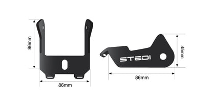 Type-X™ EVO MINI 4 Inch Under Rack Bracket - View 7