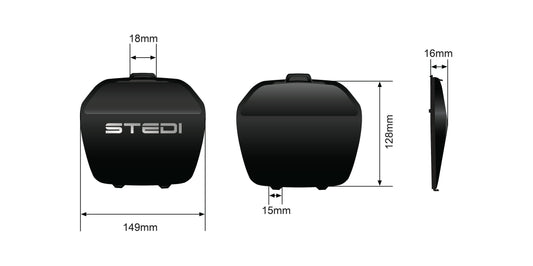 Type-X™ Evo 7 Inch Black Out Cover (Stedi)