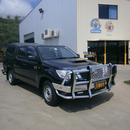 TUFF 4 Post Alloy Bullbar - 50mm Tube (Toyota Hilux)